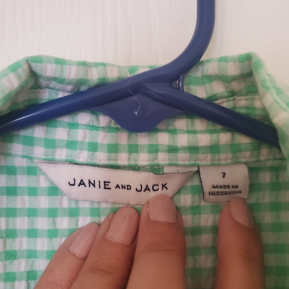 Janie and Jack Dress Polo - Boys size 7 (runs small) - Picture 4 of 4